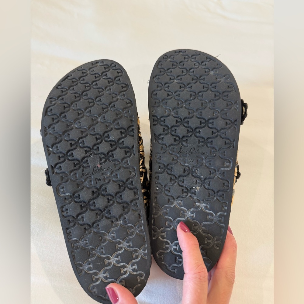 Sam Edelman Raffia Sandals - Picture 5 of 6